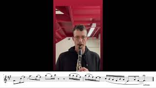 Transcription  Gregory Agid Mystery of old Clarinet solo [upl. by Euqimod]