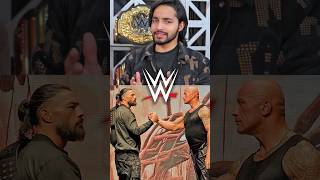 The Rock with Roman Reigns WrestleMania Kickoff wwe therock romanreigns [upl. by Cooe879]