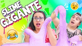 SLIME GIGANTE METÍ LA CARA mala idea con Mario Aguilar ✎ Craftingeek [upl. by Matilde]