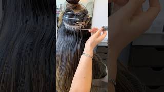 Hair extensions can be seamless Would you wear these hairextensions wow hairtok satisfying [upl. by Acemat]