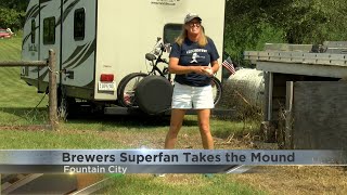 Fountain City Resident and Brewers Superfan to take the mound on Saturday [upl. by Atalayah]