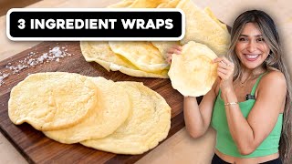 3 Ingredient Wraps Low Carb Weight Loss Friendly [upl. by Dogs473]