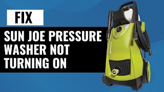 How to Fix Sun Joe Pressure Washer Not Turning On – Easy Troubleshooting Guide [upl. by Aihsotan723]