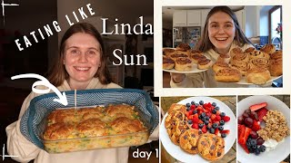 EATING LIKE LINDA SUN FOR 48 HOURS [upl. by Ecerahs266]