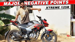 2024 Hero Xtreme 125R Negative Things  Worst Built Quality [upl. by Roderich]