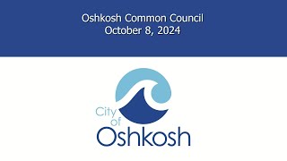 Oshkosh Common Council 10824 [upl. by Ytrebil]