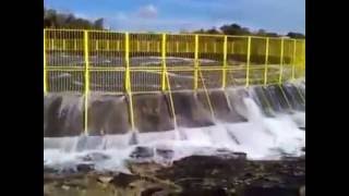 chaminé de equilibrio da usina jacuí em ação  Salto do Jacuí RS [upl. by Rebbecca710]