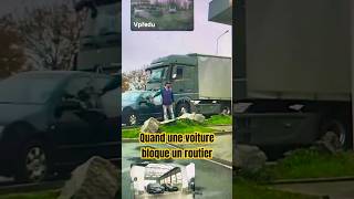 Ce routier a trouvé une solution efficace pour les voiture mal stationnées 🤷🏽‍♂️😱truck [upl. by Courtund457]