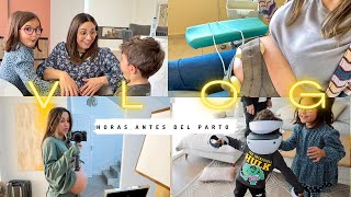 VLOG  ÚLTIMAS HORAS antes del PARTO  modajustcoco [upl. by Sinnod198]