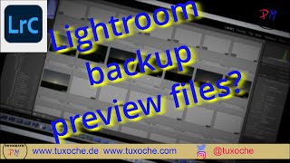 Setup preview files in Lightroom Classic and maybe backup them [upl. by Tamma]