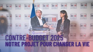 Contrebudget LFI  180 milliards de recettes pour lEtat la sécu les collectivités [upl. by Zerla]