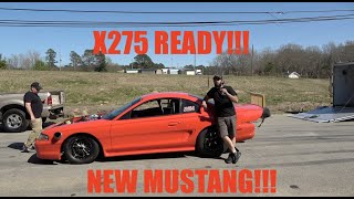 TIME TO RACE x275 our new SBF powered MUSTANG [upl. by Snebur]