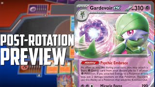 Gardevoir ex POSTROTATION PREVIEW WITH DECK LISTS  Pokemon TCG [upl. by Ennyletak]