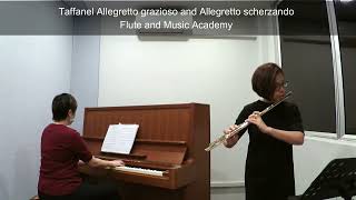 Flute ABRSM Grade 7 from 2022 C3 Taffanel Allegretto grazioso and Allegretto scherzando [upl. by Syhr]