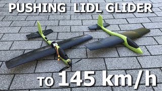 Pushing the LIDL Glider to 145 kmh [upl. by Slorac119]