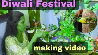 Deepavali festival making video for lakshmidevi pooja 🎇🎇🎇 [upl. by Theodosia983]