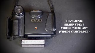 Oddity Archive Episode 2735 – Ben’s Junk Sharp VLE47 Video8 “Viewcam” Video8 Camcorder 1995 [upl. by Rolyks172]