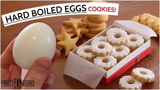 The most Amazing Cookies are made with HARD BOILED EGGS 🥚🍳 [upl. by Ayardna]