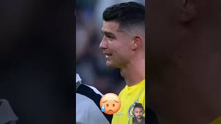 Ronaldo is crying 😭 shorts [upl. by Ritter]