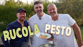 Rucolapesto mit Lachs 🍣  Folge 22  DEFFILICIOUS  Marco kocht mit Detlef [upl. by Rodger]