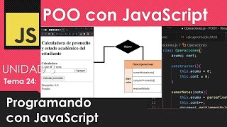 24  Programación orientada a objetos JavaScript Eje clases métodos propiedades parámetros [upl. by Hump631]