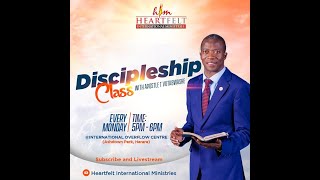 DISCIPLESHIP CLASS  Season 2 II Live with Apostle T Vutabwashe [upl. by Ecidnarb614]