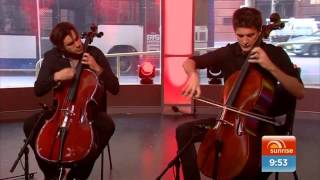 2CELLOS Perform Live at Sunrise TV show [upl. by Charry]