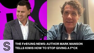 The Fing News Author Mark Manson tells Kiwis how to stop giving a fck  Stuffconz [upl. by Vail]