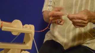 Plying Cotton Yarn with Joan Ruane [upl. by Ellwood]