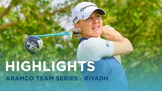 Second Round Highlights  Aramco Team Series  Riyadh [upl. by Ipoillak]