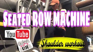 SEATED ROW MACHINE ofwlife fitnessjourney rowmachine ​⁠JackyandFamilysvlog1990 [upl. by Xuaegram782]