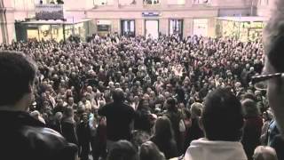 Ode an die Freude  Chor ohne Grenzen im Leipziger Hauptbahnhof [upl. by Nodyl694]