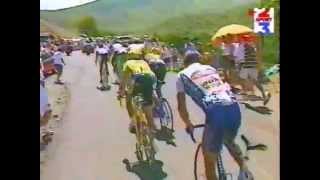 Tour de France 96 ArgelésGazost jusquà Pampelune17ième étape12 [upl. by Annatnom]