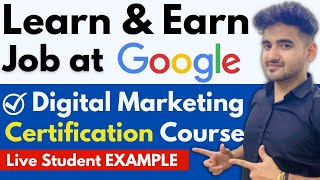 Digital Marketing Jobs for Students  How to Get Job at GOOGLE  Google Free Certification Course [upl. by Minni844]