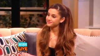 Ariana Grande Im Not Dating Nathan From The Wanted  Access Hollywood Interview [upl. by Frederiksen]