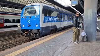 Treno a Milano Rogoredo E401 035 Intercity 597 da Milano Centrale a Salerno [upl. by Sykleb]