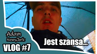 Adam Nowy Jork Vlog 7 Pada deszcz zalane metro  czy wyjdzie słońce [upl. by Anohr]