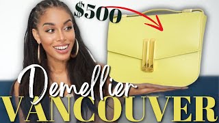 MINIMAL LUXURYbut affordable  DEMELLIER VANCOUVER BAG REVIEW [upl. by Remot]