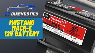 Ford Mustang Mach E  How to access the 12v battery [upl. by Sue]