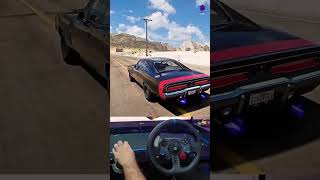 Dodge charger RT Vs Logitech g29 logitechg29 racingwheel 1k forzahorizon5 [upl. by Ayikahs]