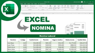 Excel Nómina laboral básica Para cualquier país [upl. by Lletram]