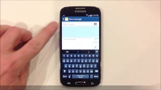 How to Send a Picture Message  Samsung Galaxy [upl. by Enylrac]