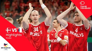 MATCH HIGHLIGHTS  Denmark vs France  EHF EURO 2024 final [upl. by Anwad918]