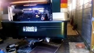 3126 Cat Motorhome startup after Oil Change April 20 2017 [upl. by Taryn347]