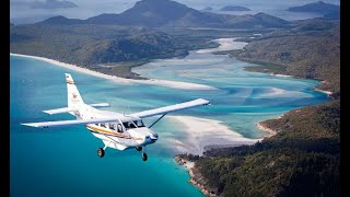 Whitsundays and Heart Reef 1 Hour Scenic Flight  Things to Do  Queensland [upl. by Nawor]