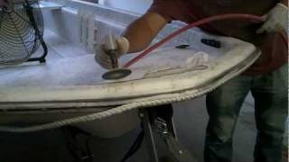 Fiberglass amp Gelcoat Boat Repair Service Kendall  How To Boat Jet Ski Fiberglass Repair Miami [upl. by Ethan]