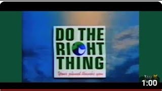 Do The Right Thing 90s AntiLitter Commercial Keep Australia Beautiful National [upl. by Nenerb]