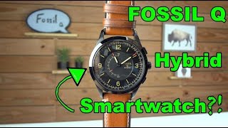 Fossil Q Hybrid Smartwatch Review [upl. by Enirahtak78]