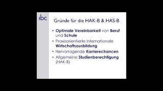 Informationen zur Handelsakademie für Berufstätige am ibc hetzendorf [upl. by Zimmer640]