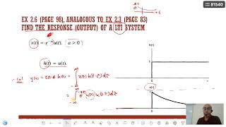 Lec8 ContinuousTime CT Convolution Integral and Properties of LTI Systems [upl. by Lienet]